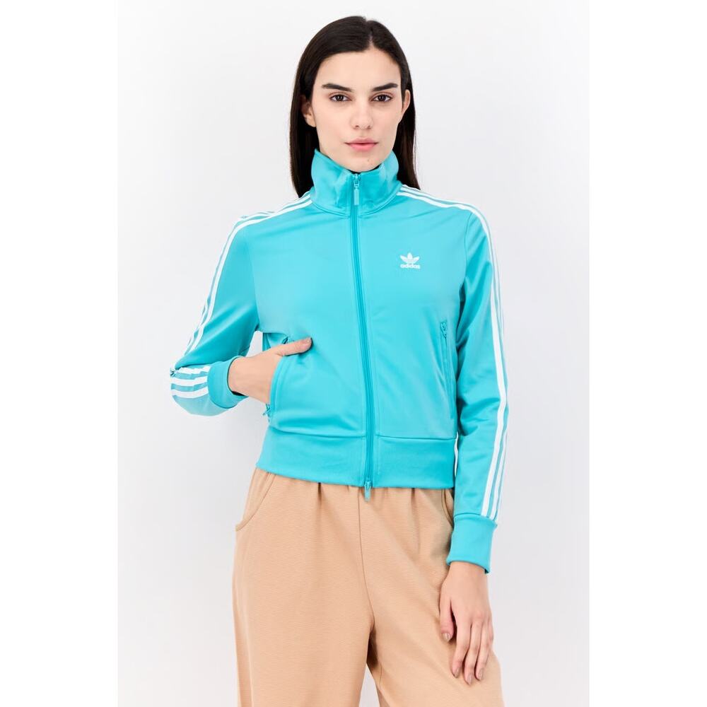 Adidas Originals Women's Adicolor Classics Firebird Track Jacket Turquoise Large